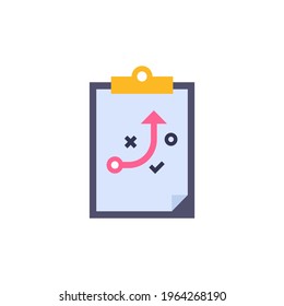 Strategic Plan icon in vector. Logotype