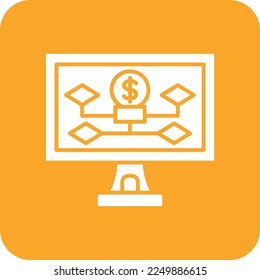 Strategischer Plan Vektorsymbol. Kann für Druck-, Mobil- und Web-Anwendungen verwendet werden.
