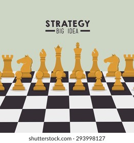 Strategic planning design, vector illustration eps 10.