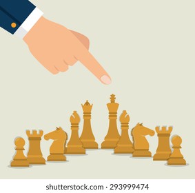 Strategic planning design, vector illustration eps 10.