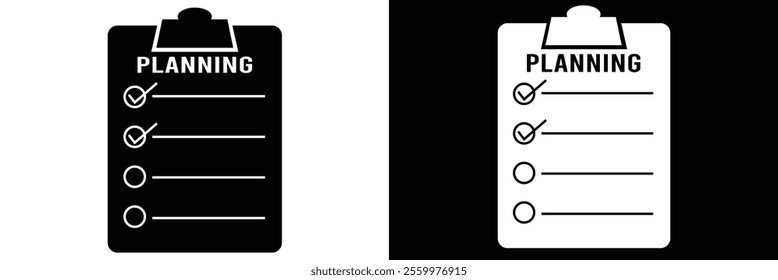  Strategic Planning Icon .Business plan icon. planning icon vector illustration eps 10.