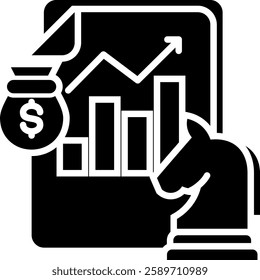 Strategic Planning Icon Element for Design