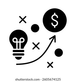 Strategic Planning Icon Element for Design