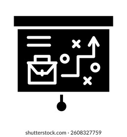 Strategic Planning Icon Element for Design