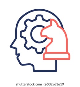 Strategic Planning Icon Element for Design