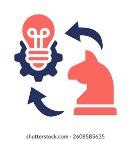 Strategic Planning Icon Element for Design