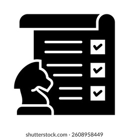 Strategic Planning Icon Element for Design