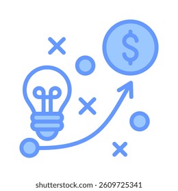 Strategic Planning Icon Element for Design