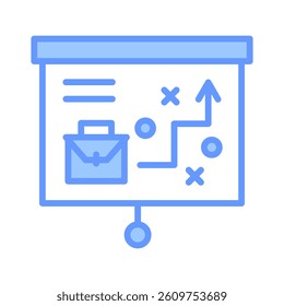 Strategic Planning Icon Element for Design
