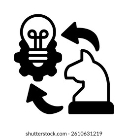 Strategic Planning Icon Element for Design