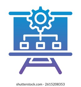 Strategic Planning Icon Element For Design