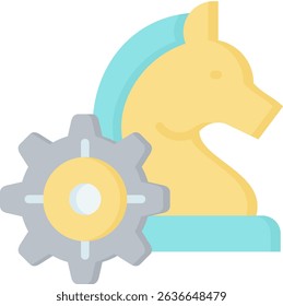Strategic Planning Icon Element For Design