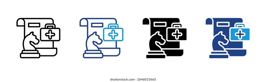 Strategic Planning Icon Element For Design