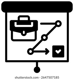 Elemento de icono de planificación estratégica para el diseño