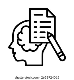 Elemento De Icono De Planificación Estratégica Para Diseño