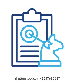 Strategic Planning Icon Element For Design