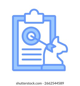 Elemento De Icono De Planificación Estratégica Para Diseño