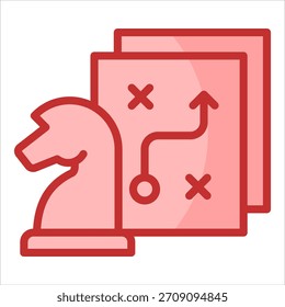 Elemento Ícone De Planejamento Estratégico Para Design
