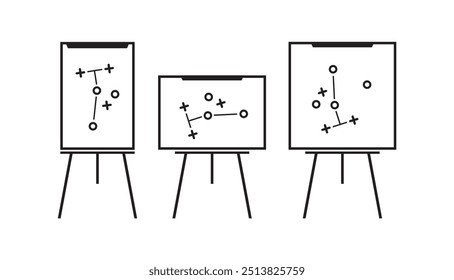 strategic planning icon on white background