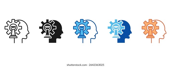 Strategic Planning-Symbol - Sammlung mehrerer Stile festlegen