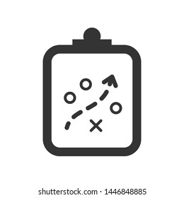 Strategic planning, report, document icon