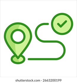 Elemento De Icono De Hoja De Ruta Estratégica Para El Diseño