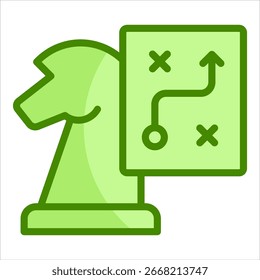 Elemento De Icono De Hoja De Ruta Estratégica Para El Diseño