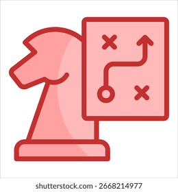 Icon-Element der strategischen Roadmap für Design