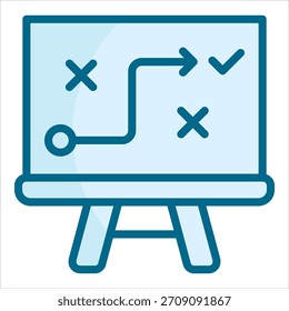 Icon-Element der strategischen Roadmap für Design