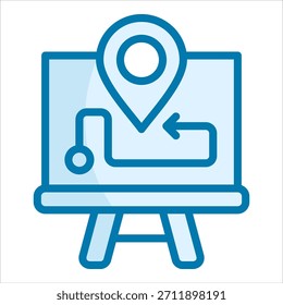 Icon-Element der strategischen Roadmap für Design