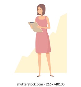 Strategic unit icon cartoon vector. Cost indicator. Compare time