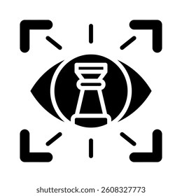 Strategic Vision Icon Element for Design