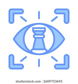 Strategic Vision Icon Element for Design