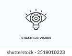 Strategic Vision Vector Icon Or Logo Illustration