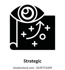 Strategic vision Vector Icon which can easily modify or edit
