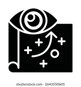 Strategic vision Vector Icon which can easily modify or edit

