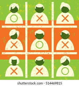 Strategically Picking Employees
Potential employees in a tic-tac-toe format with the best group wearing the circles.