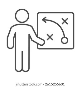 Strategist Icon Element For Design