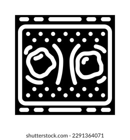 stratego board game glyph icon vector. stratego board game sign. isolated symbol illustration