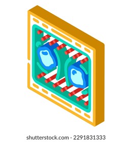 stratego board game isometric icon vector. stratego board game sign. isolated symbol illustration