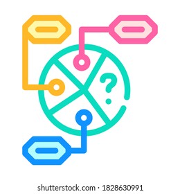 strategy and analysis color icon vector. strategy and analysis sign. isolated symbol illustration