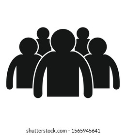 Strategy audience icon. Simple illustration of strategy audience vector icon for web design isolated on white background