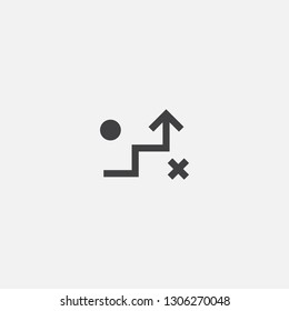 strategy base icon. Simple sign illustration. strategy symbol design. Can be used for web, print and mobile