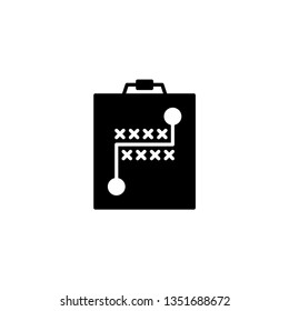 strategy black and white icon