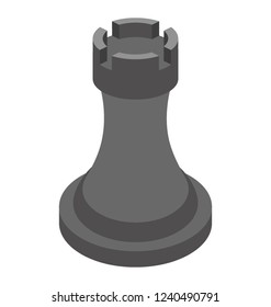Strategy board game chess piece