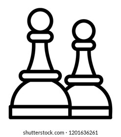 Strategy board game chess pieces