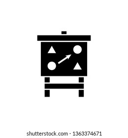 strategy board icon vector