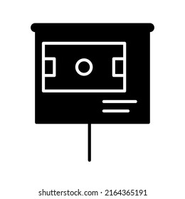 Strategy board icon vector color editable