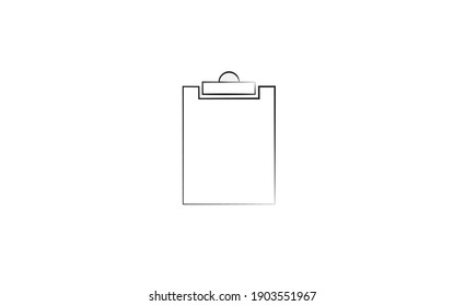 Libro de estrategia para empresas. Dibujo de vectores.