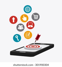 Strategy business design, vector illustration eps 10.